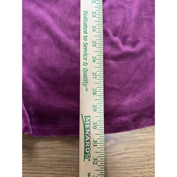 Woman Within Velour Button Up Tunic Shirt Size 18/20 Large Long Sleeve Stretch - Picture 4 of 11